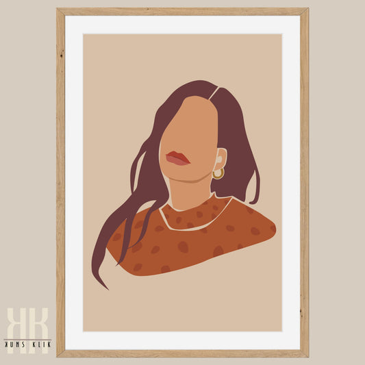 Boho Female Power Wall Art Print - 3