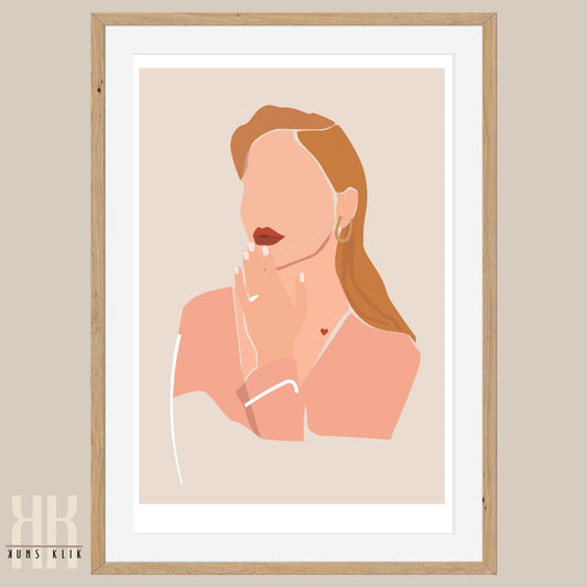 Boho Female Power Wall Art Print - 4