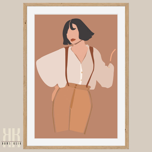 Boho Female Power Wall Art Print - 6