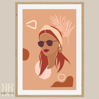 Boho Female Power Wall Art Print - 8