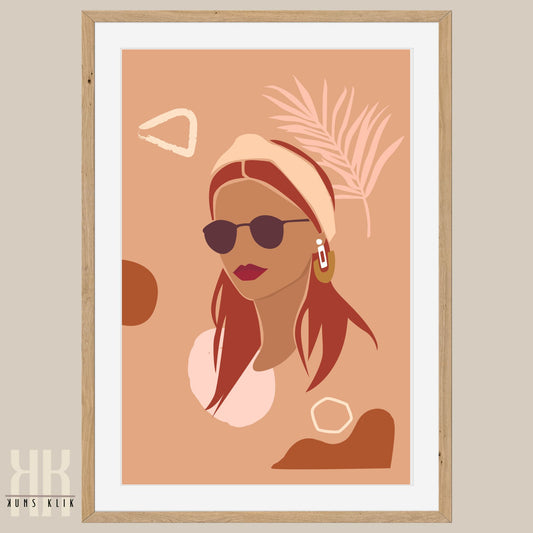 Boho Female Power Wall Art Print - 8