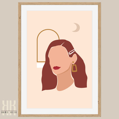 Boho Female Power Wall Art Print - 9
