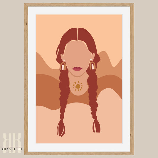 Boho Female Power Wall Art Print - 10