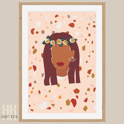Boho Female Power Wall Art Print - 11