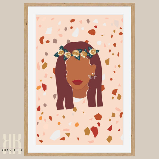 Boho Female Power Wall Art Print - 11