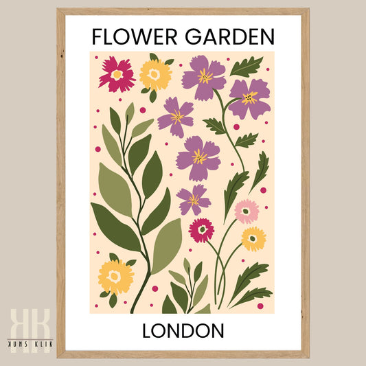 Flower Power Flower Pattern Art Print - 5
