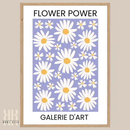 Flower Power Flower Pattern Art Print - 2