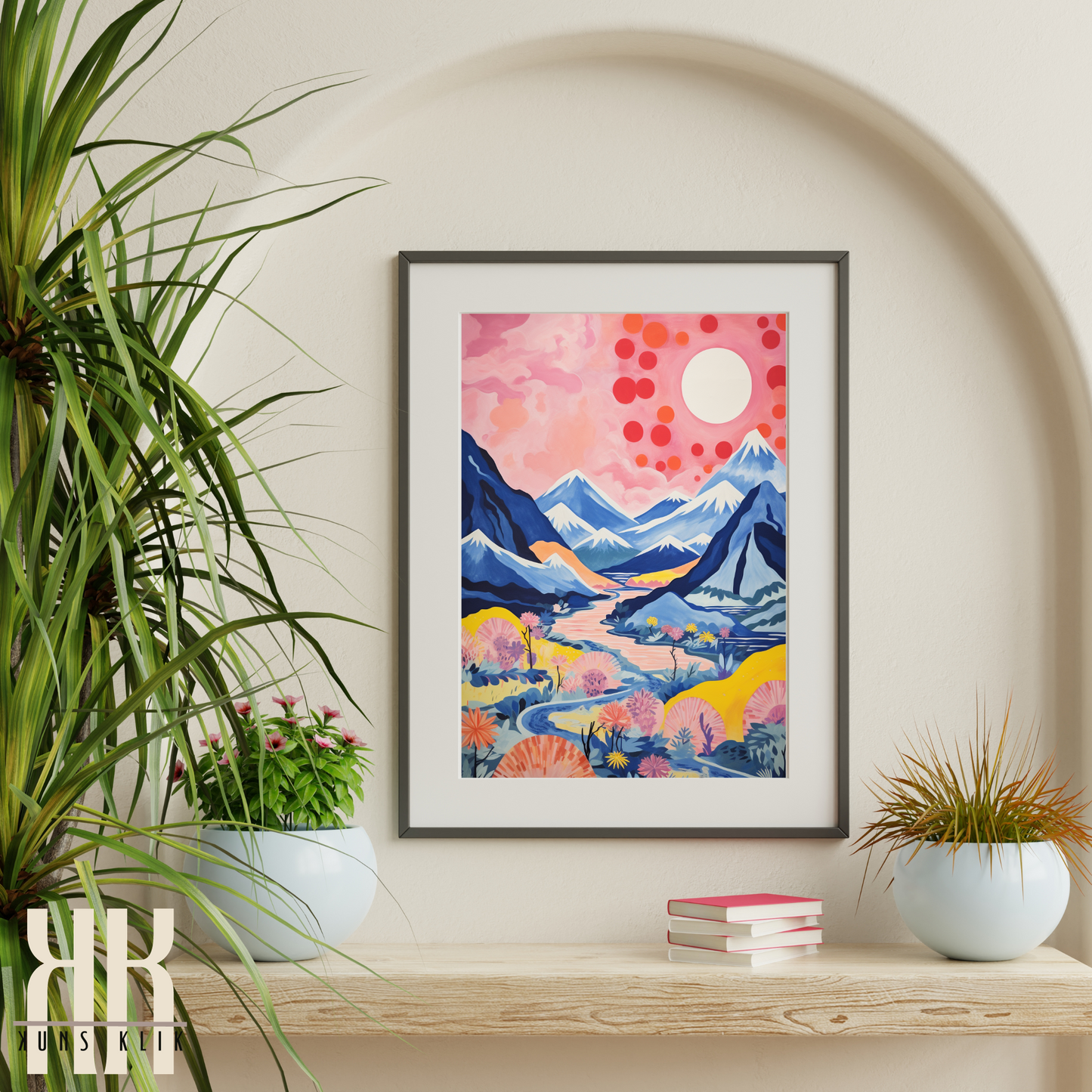 Celestial Wall Art Moon and Stars Art Prints - 1