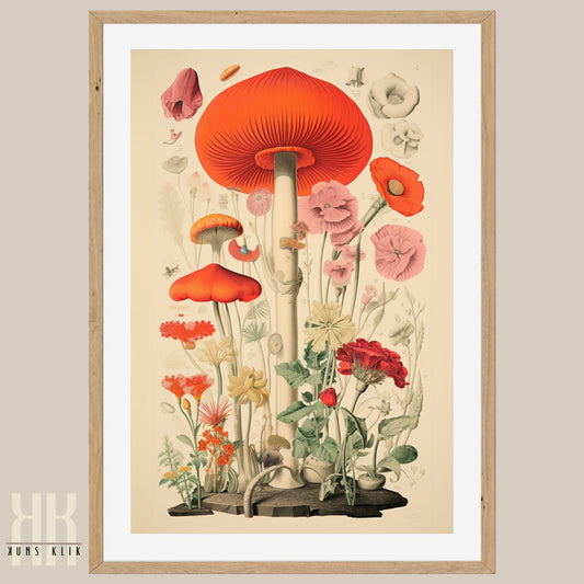 Whimsical Botanical Art Print