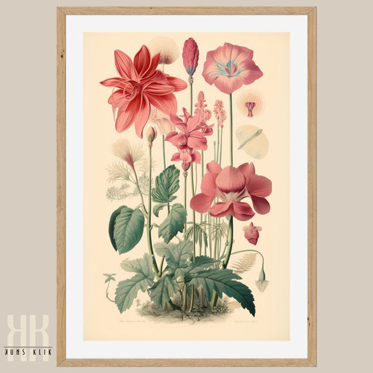 Flora and Fauna Vintage Botanist Print