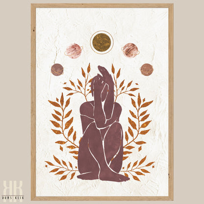 Astro Celestial Feminine Prints - 7