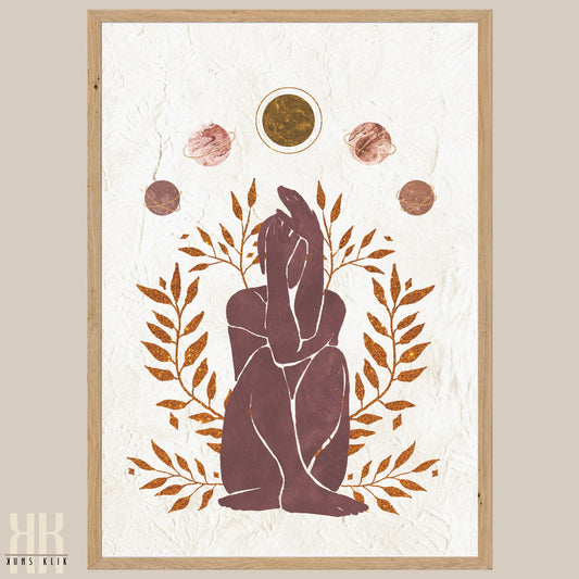 Astro Celestial Feminine Prints - 7