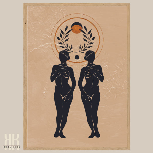 Astro Celestial Feminine Prints - 9