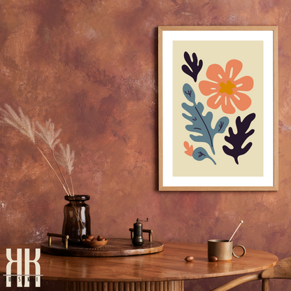 Flat Design Botanical Modern Wall Art - 13