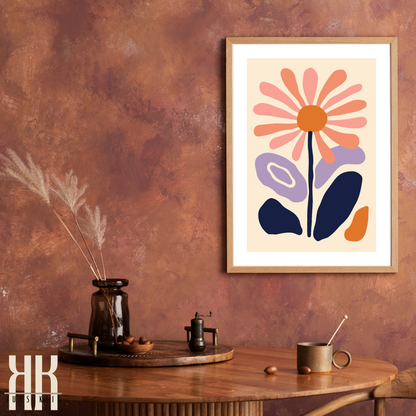 Flat Design Botanical Modern Wall Art - 17