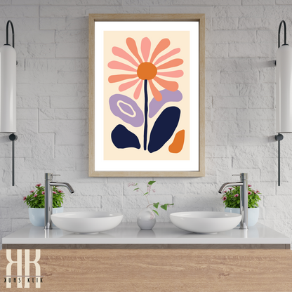 Flat Design Botanical Modern Wall Art - 17