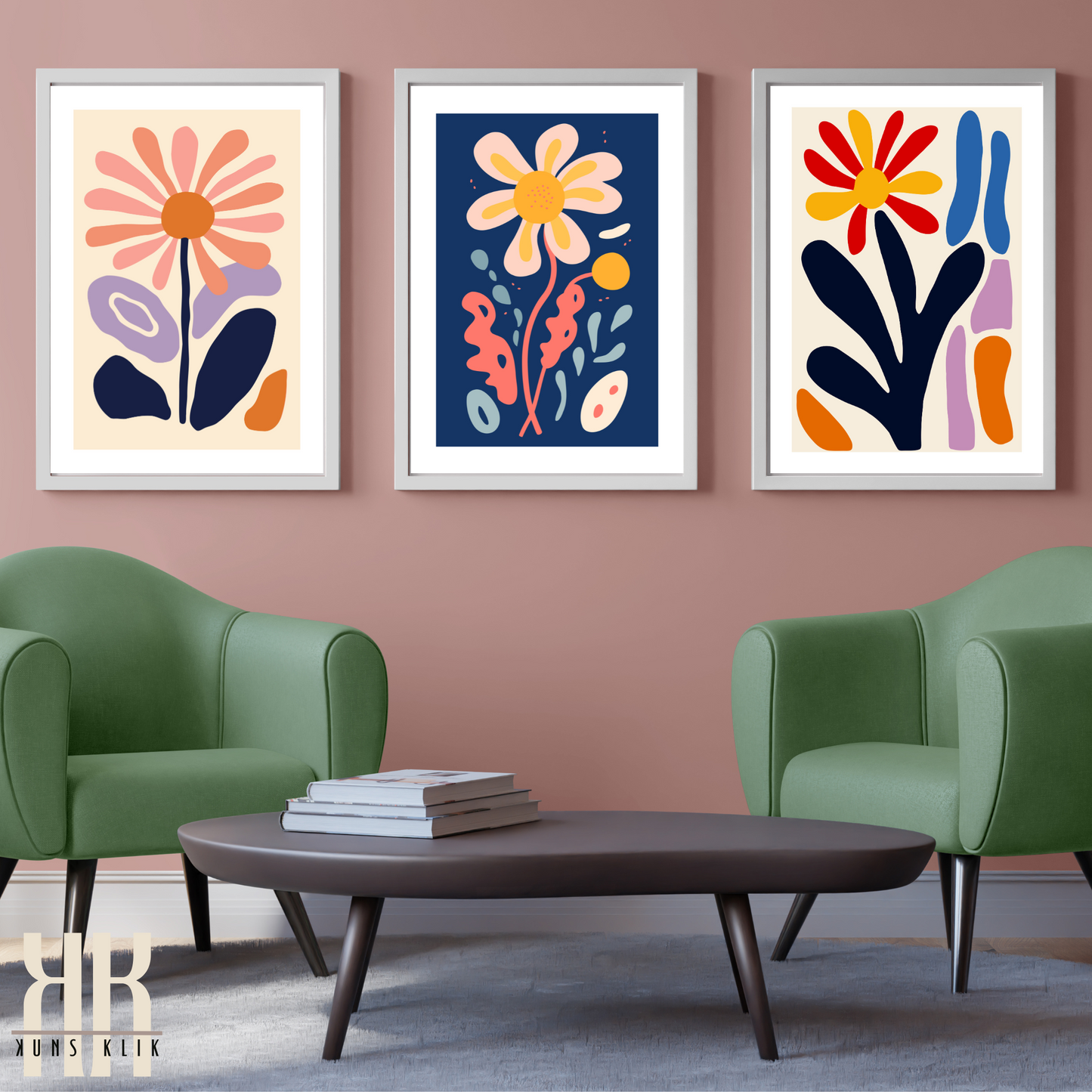 Flat Design Botanical Modern Wall Art - 17