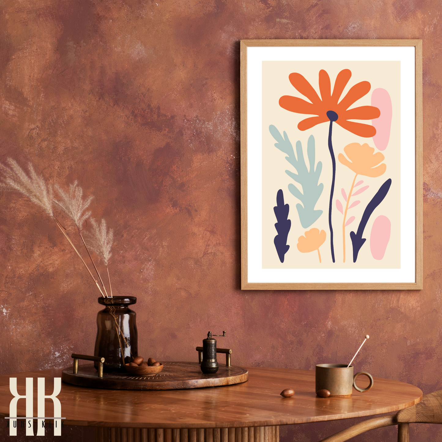 Flat Design Botanical Modern Wall Art - 19