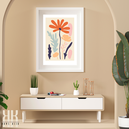 Flat Design Botanical Modern Wall Art - 19