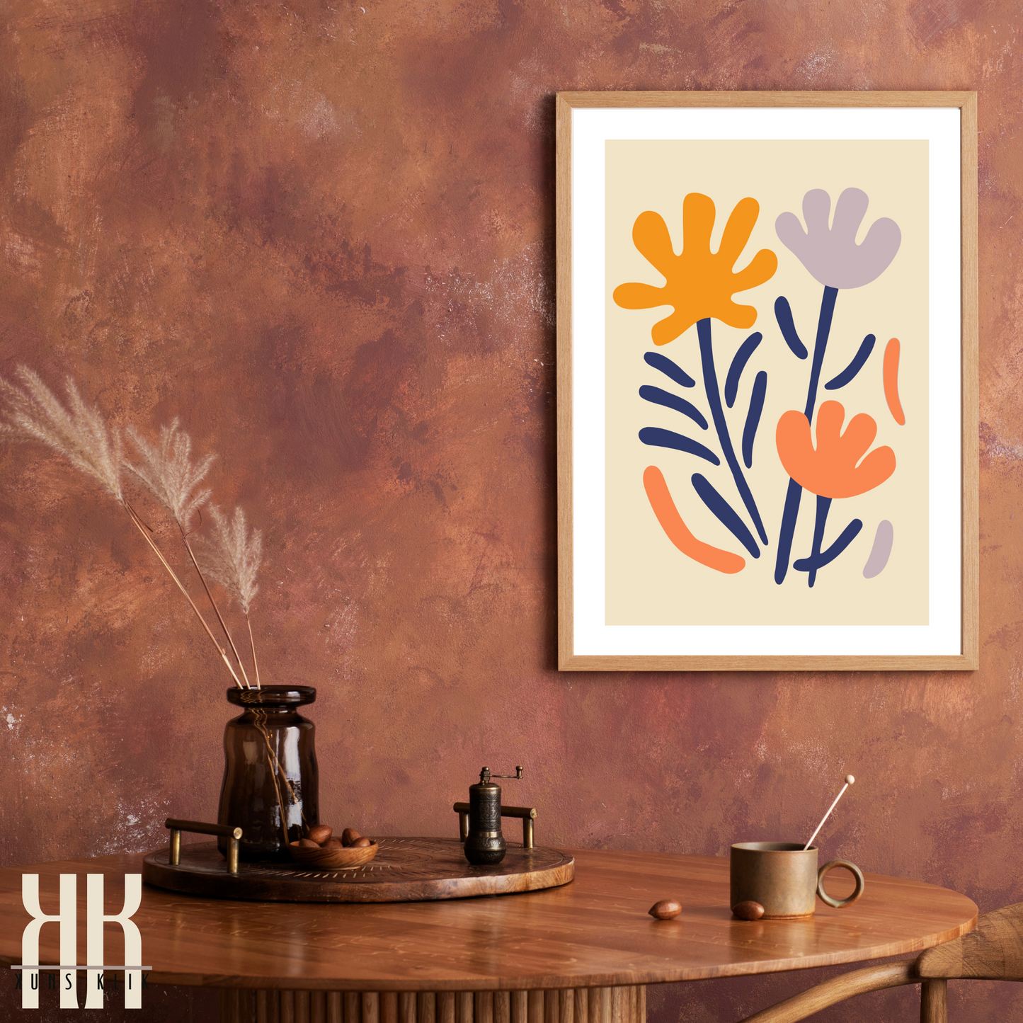 Flat Design Botanical Modern Wall Art - 21