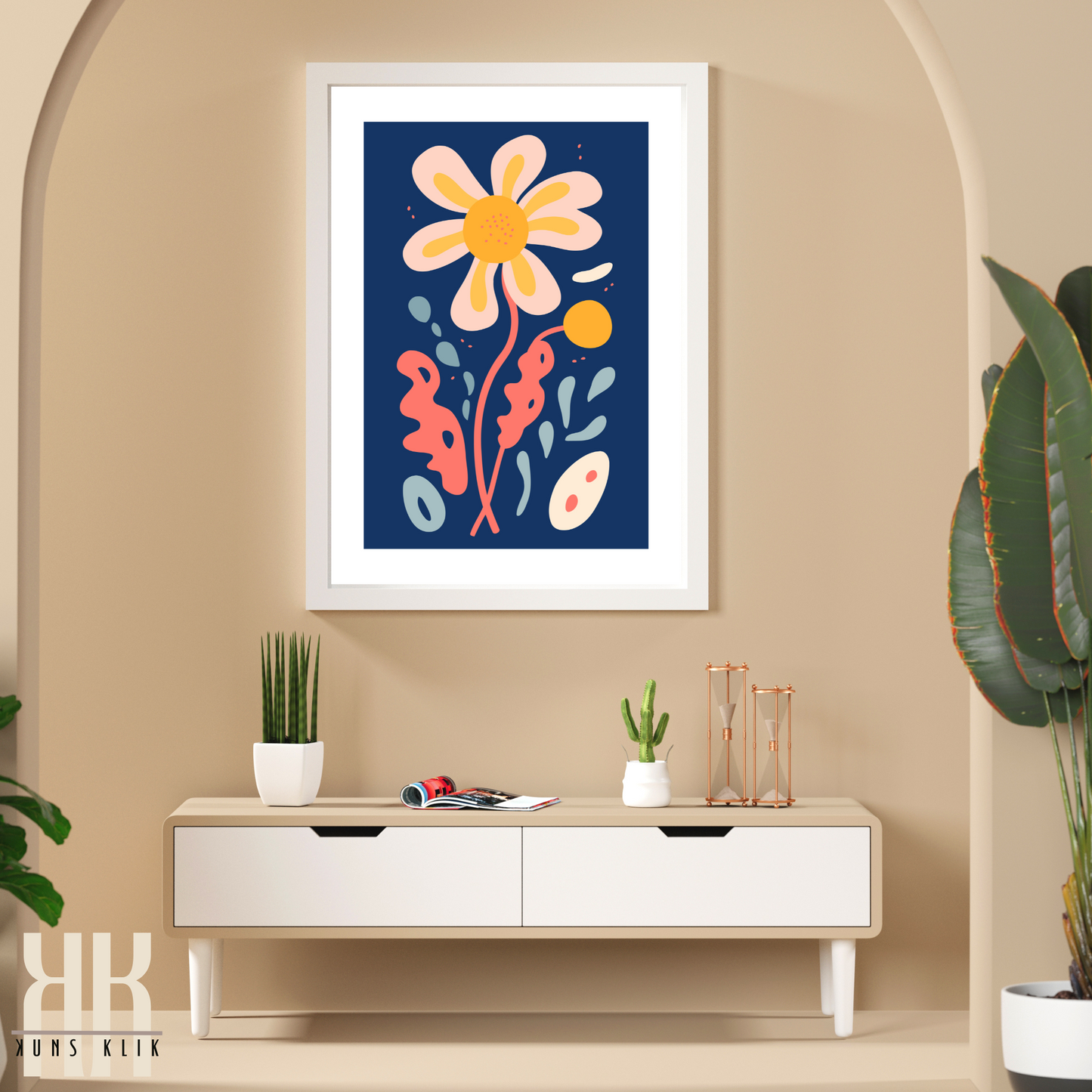 Flat Design Botanical Modern Wall Art - 22