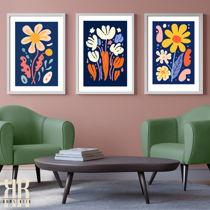 Flat Design Botanical Modern Wall Art - 22