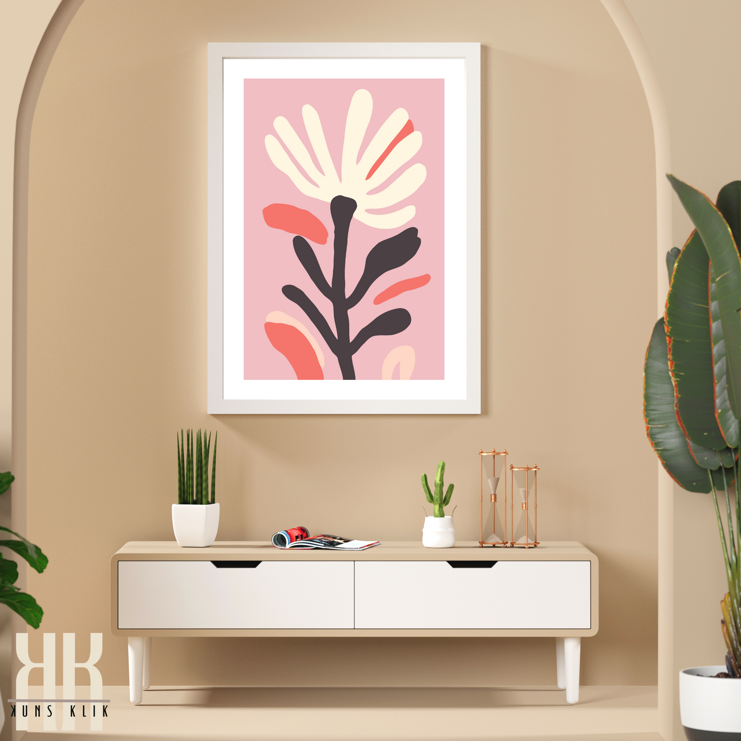 Flat Design Botanical Modern Wall Art - 2