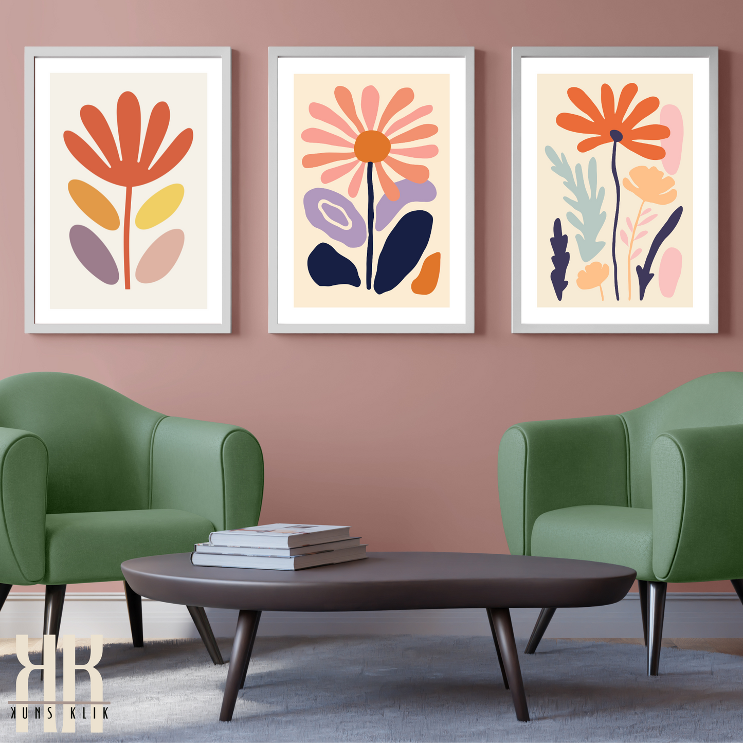 Flat Design Botanical Modern Wall Art - 7