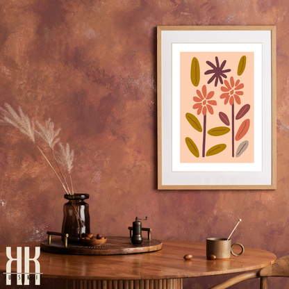 Flat Design Botanical Modern Wall Art - 8