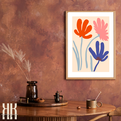 Flat Design Botanical Modern Wall Art - 9