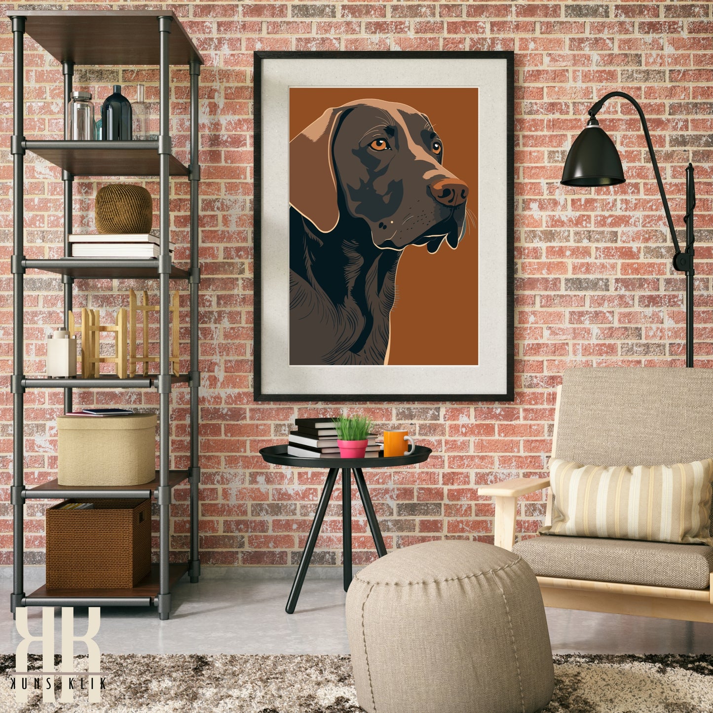 Modern Minimalist Dog Wall Art -10