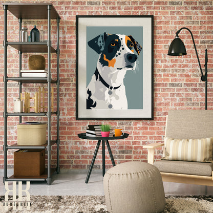 Modern Minimalist Dog Wall Art - 2