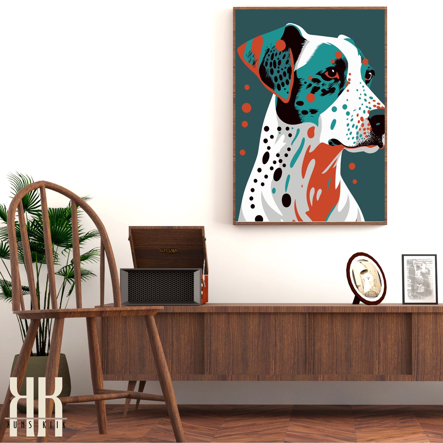 Modern Minimalist Dog Wall Art - 4