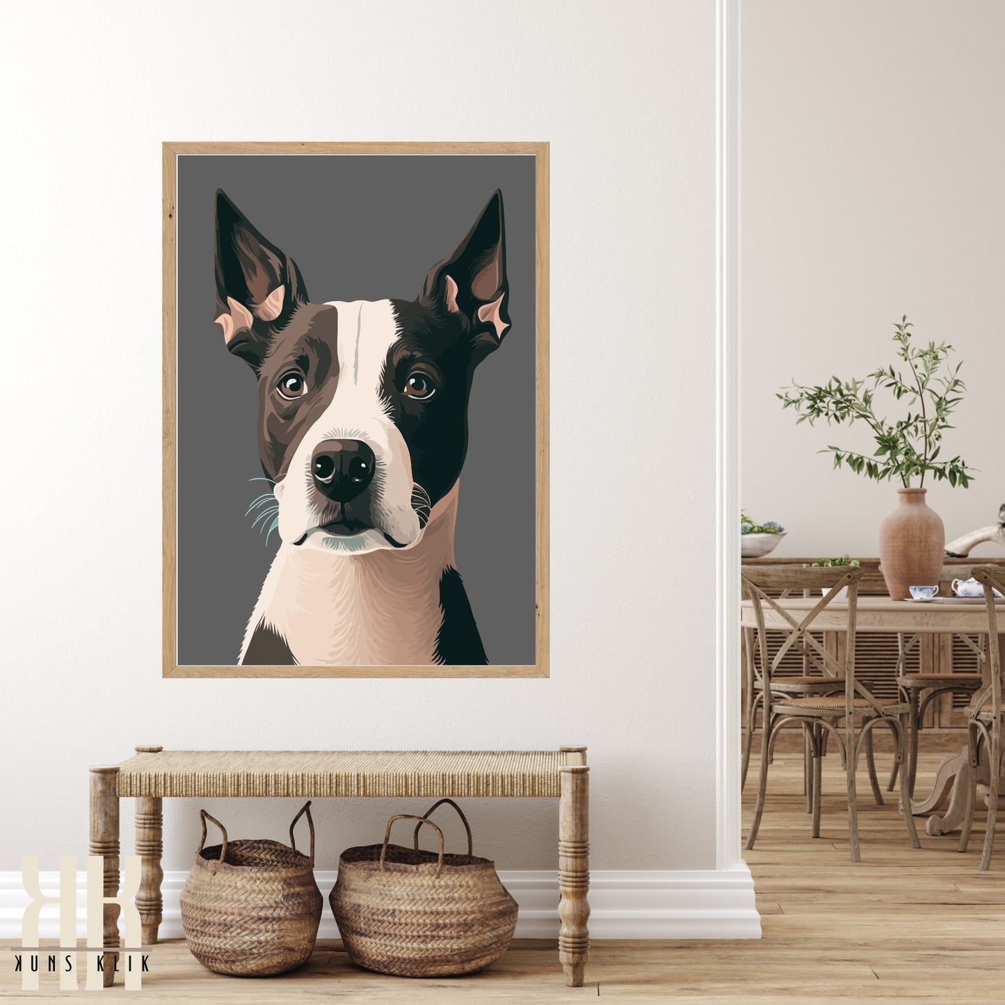 Modern Minimalist Dog Wall Art - 5