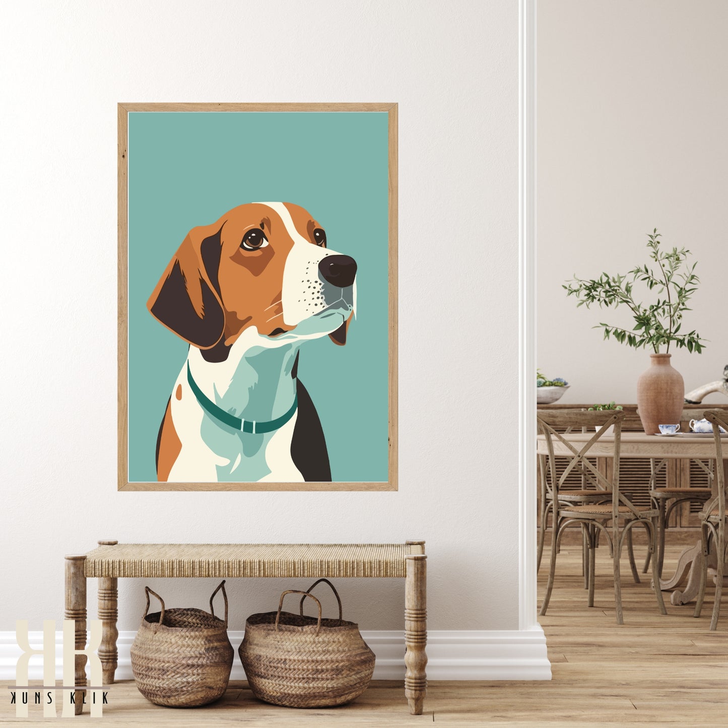 Modern Minimalist Dog Wall Art -8