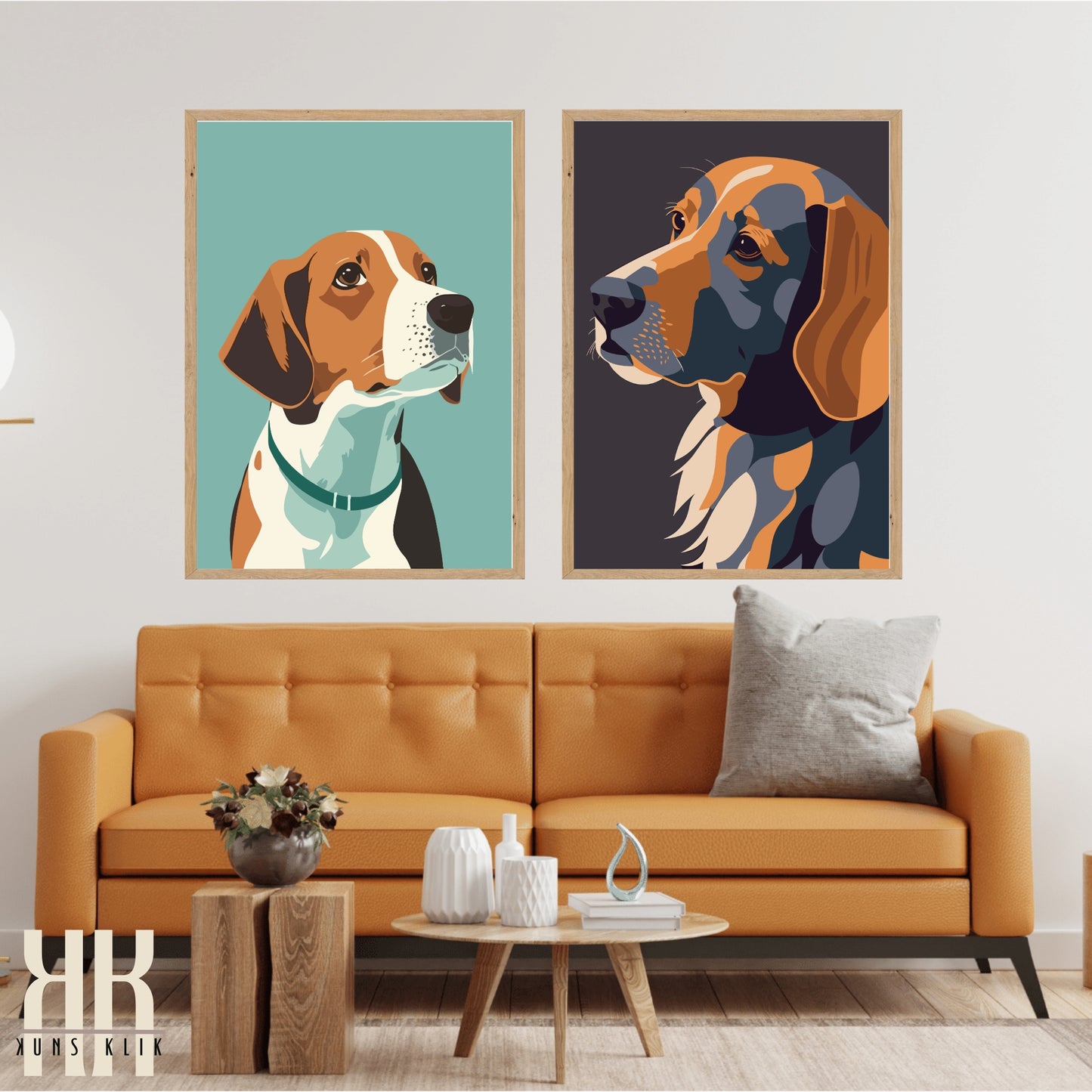 Modern Minimalist Dog Wall Art -8