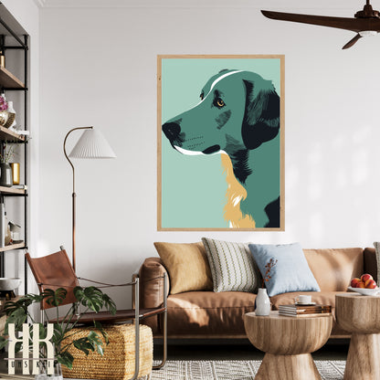 Modern Minimalist Dog Wall Art -9