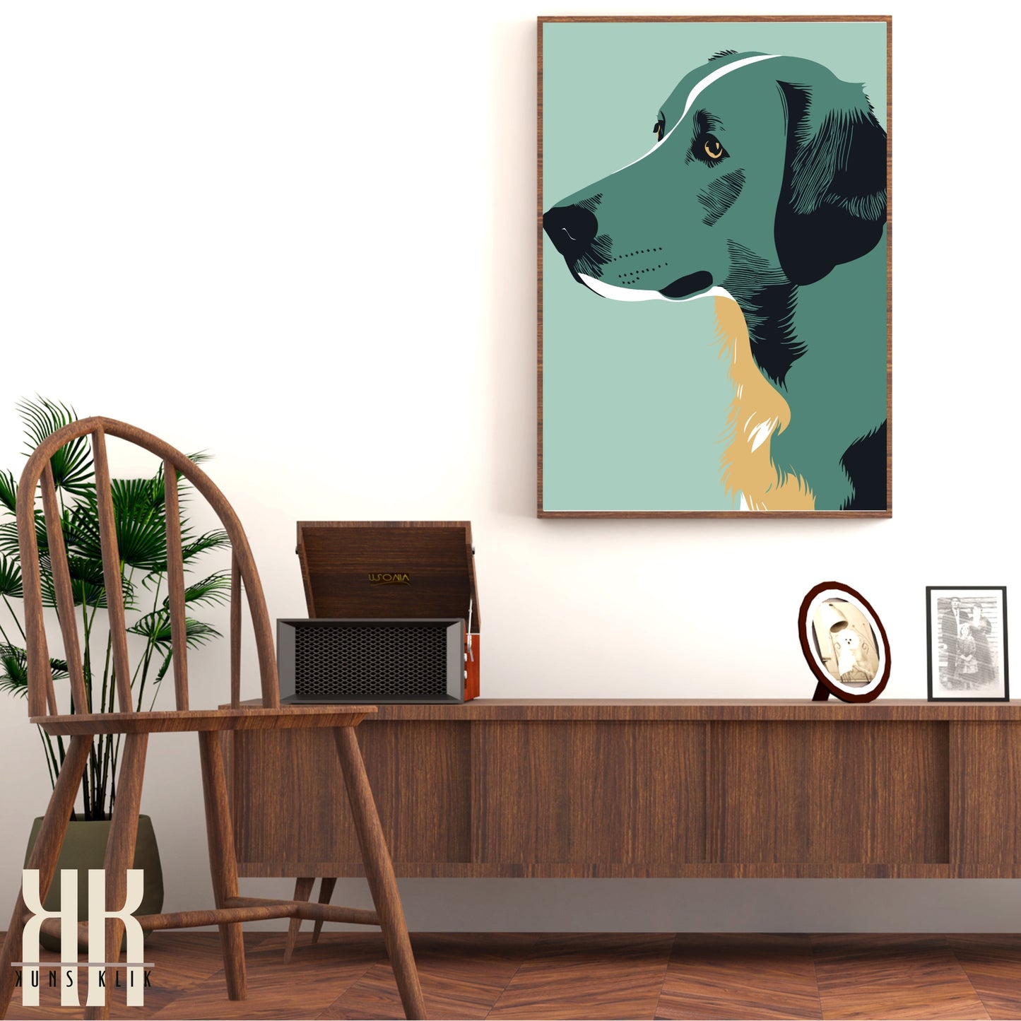 Modern Minimalist Dog Wall Art -9