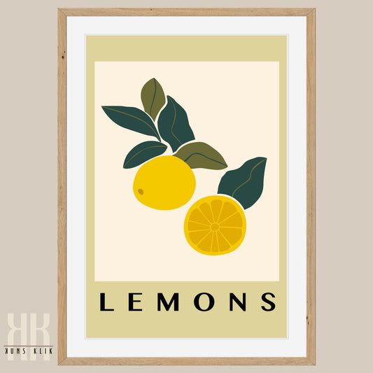 Vintage Fruit Kitchen Art Print - 4