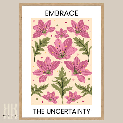 Flower Motivation Flower Pattern Art Print - 7