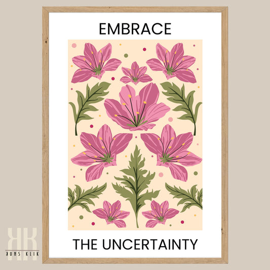 Flower Motivation Flower Pattern Art Print - 7