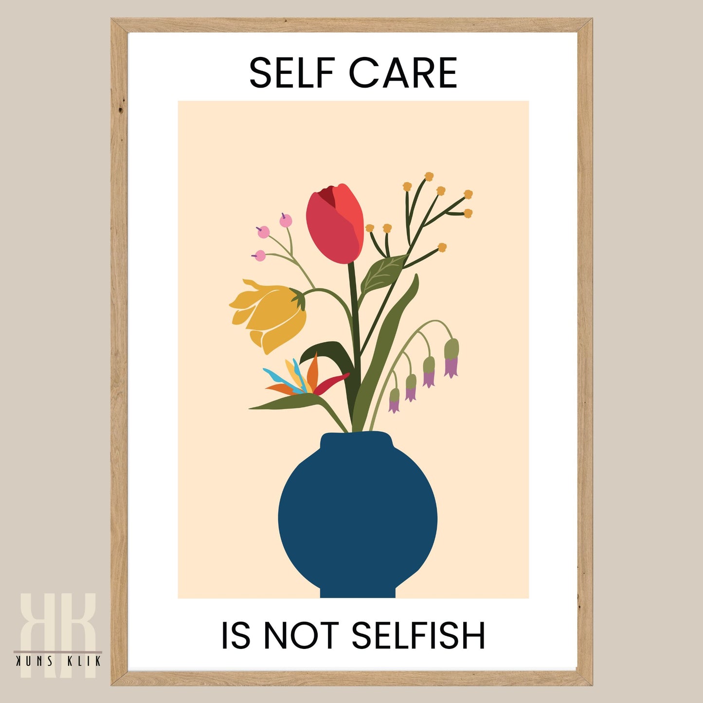 Flower Motivation Flower Pattern Art Print - 6