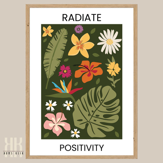 Flower Motivation Flower Pattern Art Print - 5