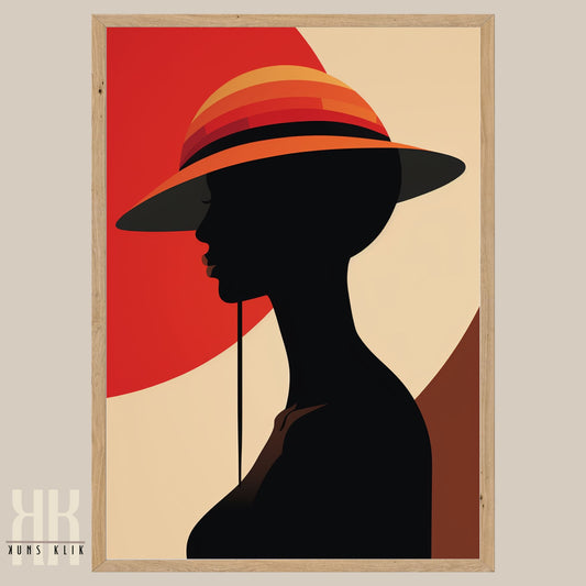 Chic Minimalist Abstract Female Wall Art - 9