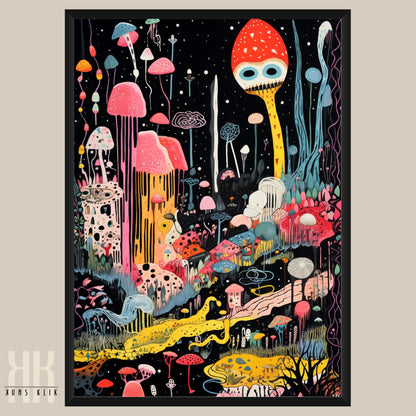 Vivid Trippy Dream Art Print