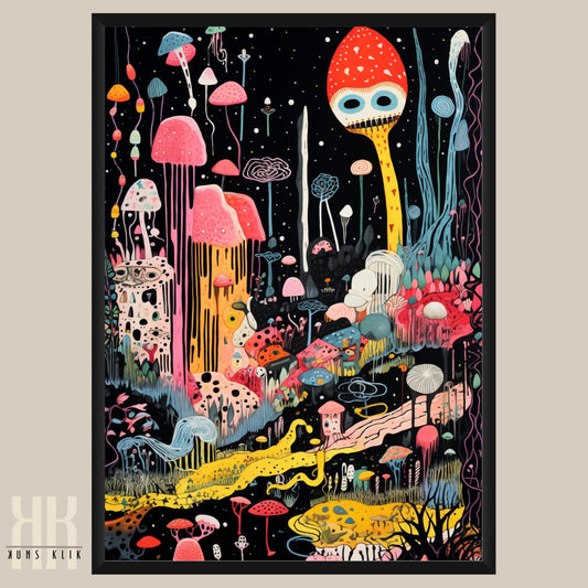 Vivid Trippy Dream Art Print