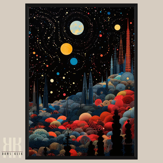 Psychedelic Cosmic Weird Artwork