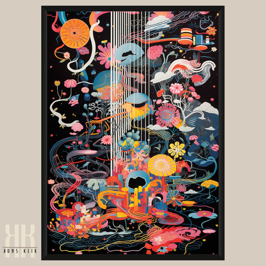 Eccentric Trippy Universe Wall Art