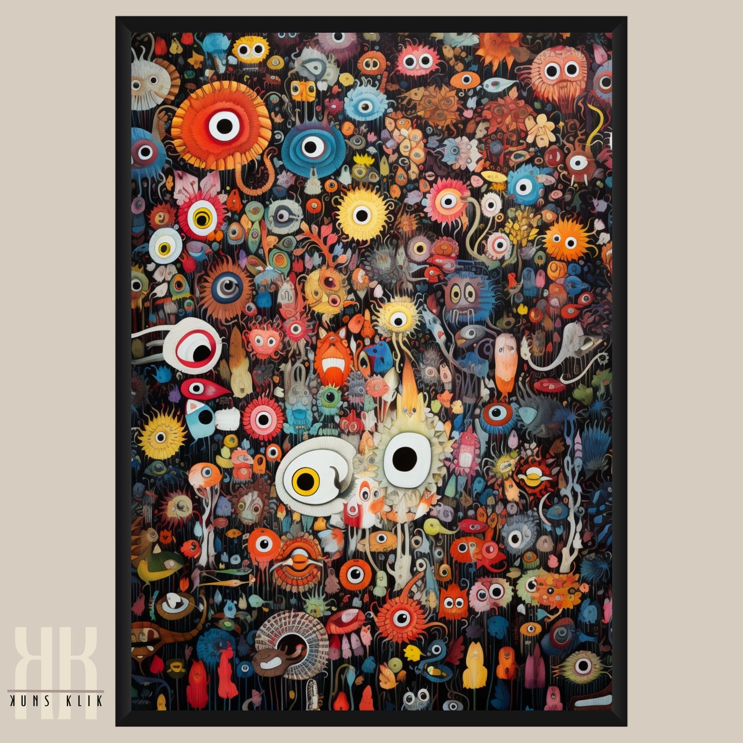 Abstract Trippy Mindscapes Artwork Print