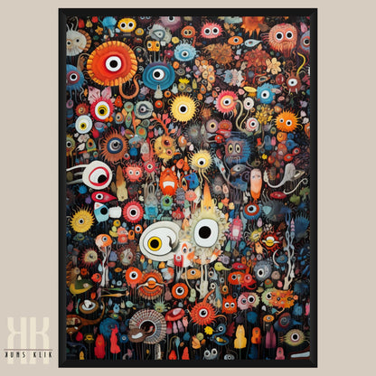 Abstract Trippy Mindscapes Artwork Print